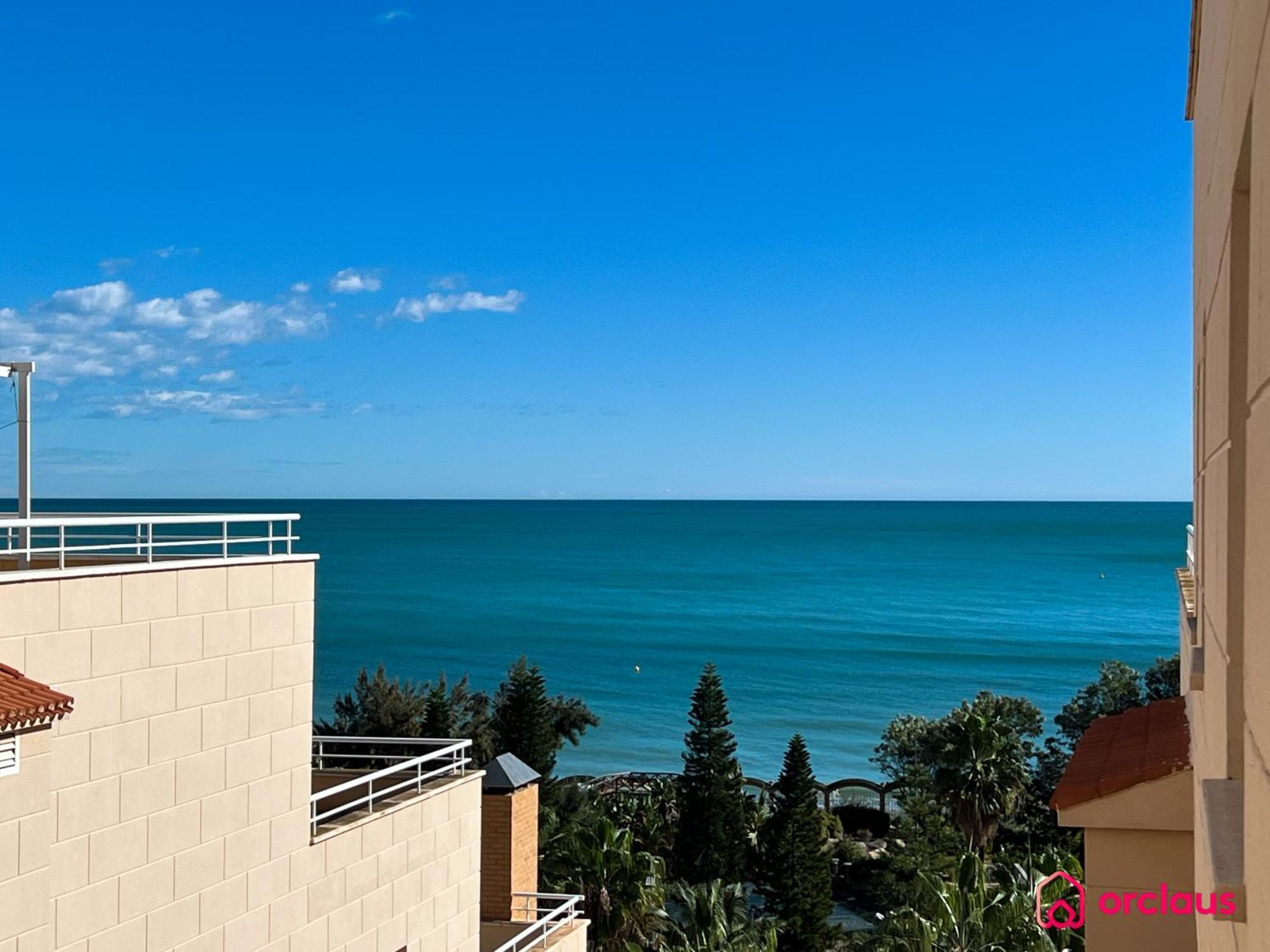 Ferienwohnung Acogedor Sierramar 1Era Linea Oropesa del Mar Exterior foto